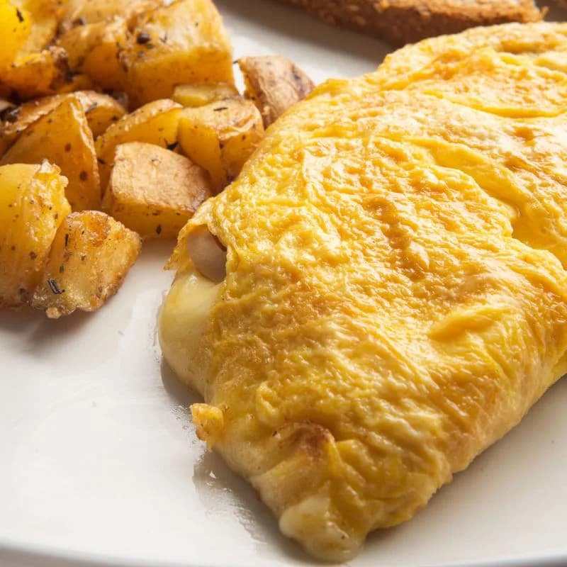 Omelette de Jamón y Queso