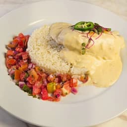 Pollo en Salsa Jalapeña