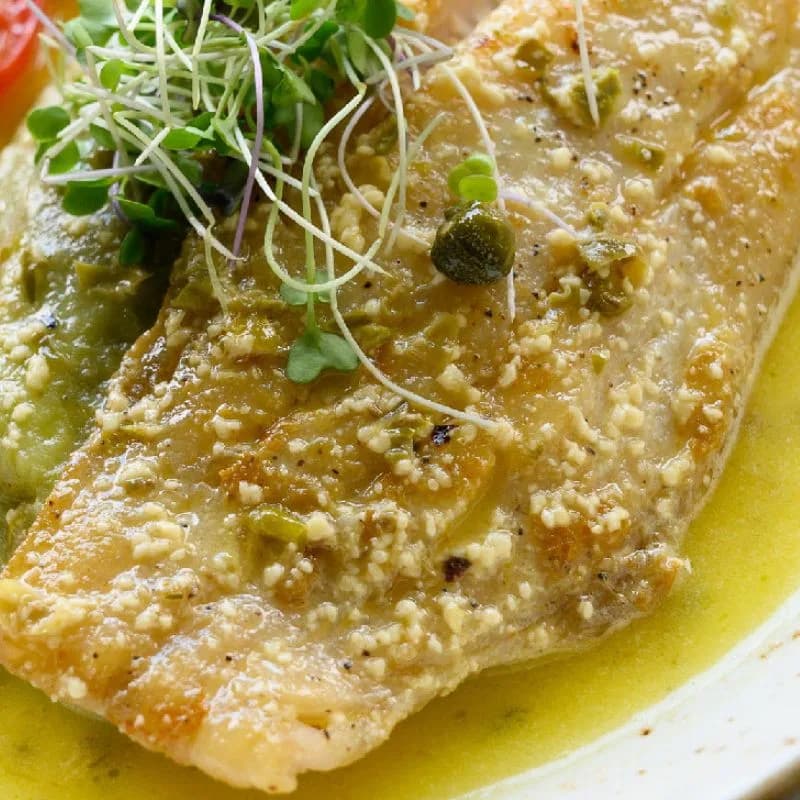 Pescado al Limón y Alcaparra