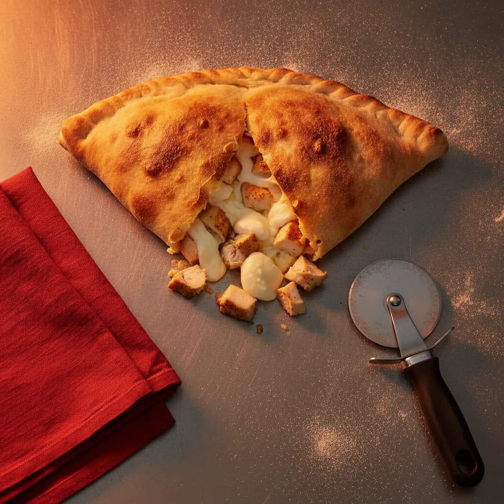 Calzone de pollo y cuajada