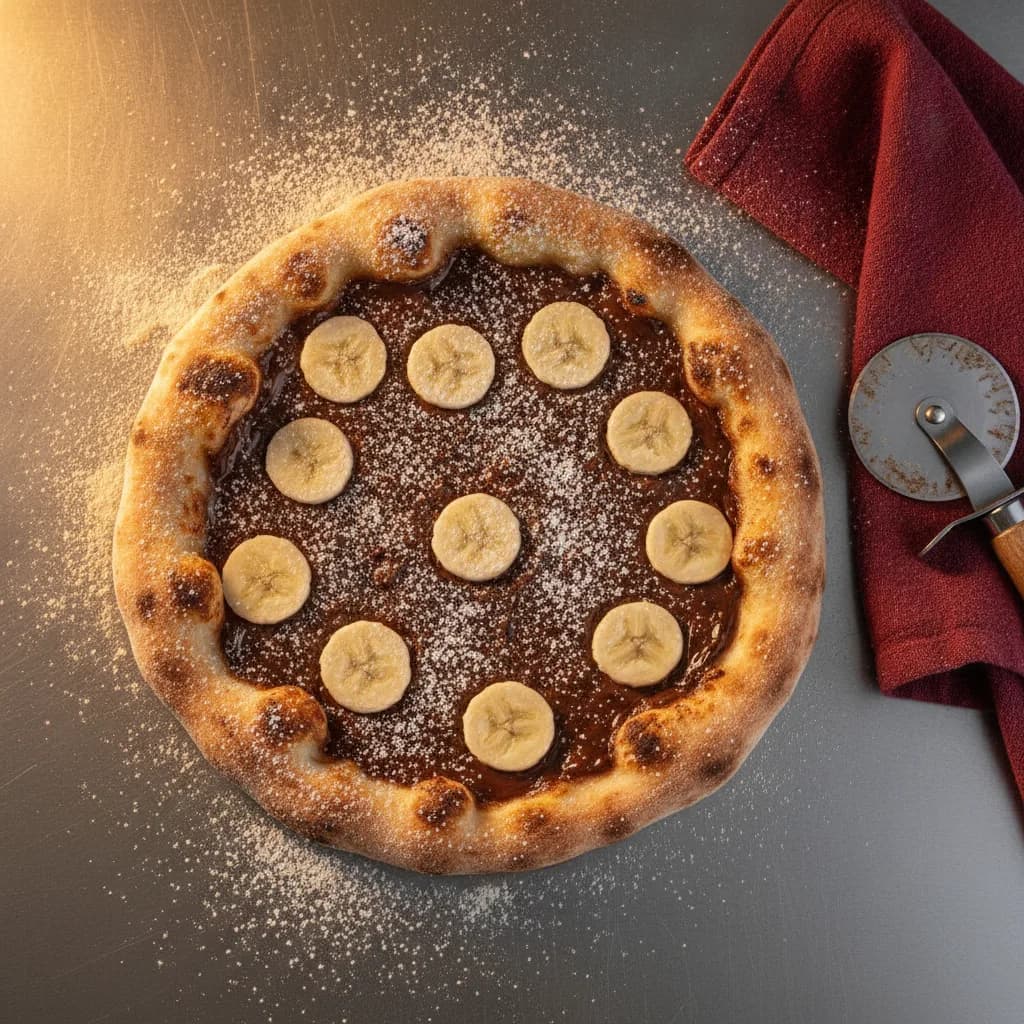 Pizza de chocolate