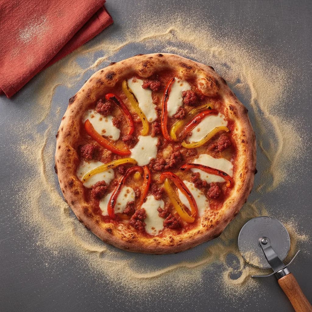 Pizza de chorizo