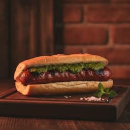 Choripán argentino