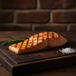 Salmón a las brasas