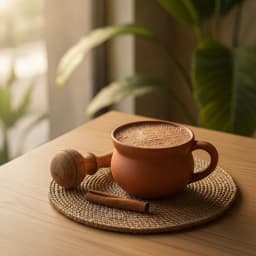 Chocolate caliente a la olla
