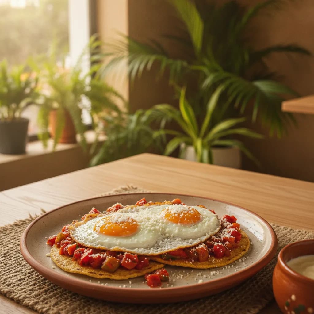 Huevos rancheros del volcán