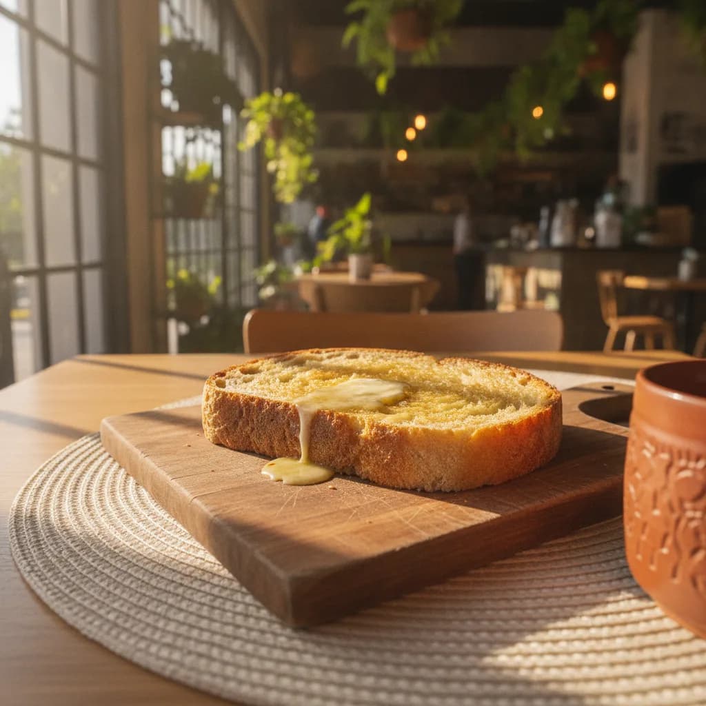 Pan de masa madre, rebanada