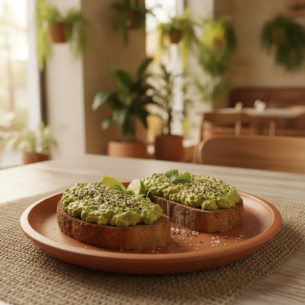 Tostadas de aguacate