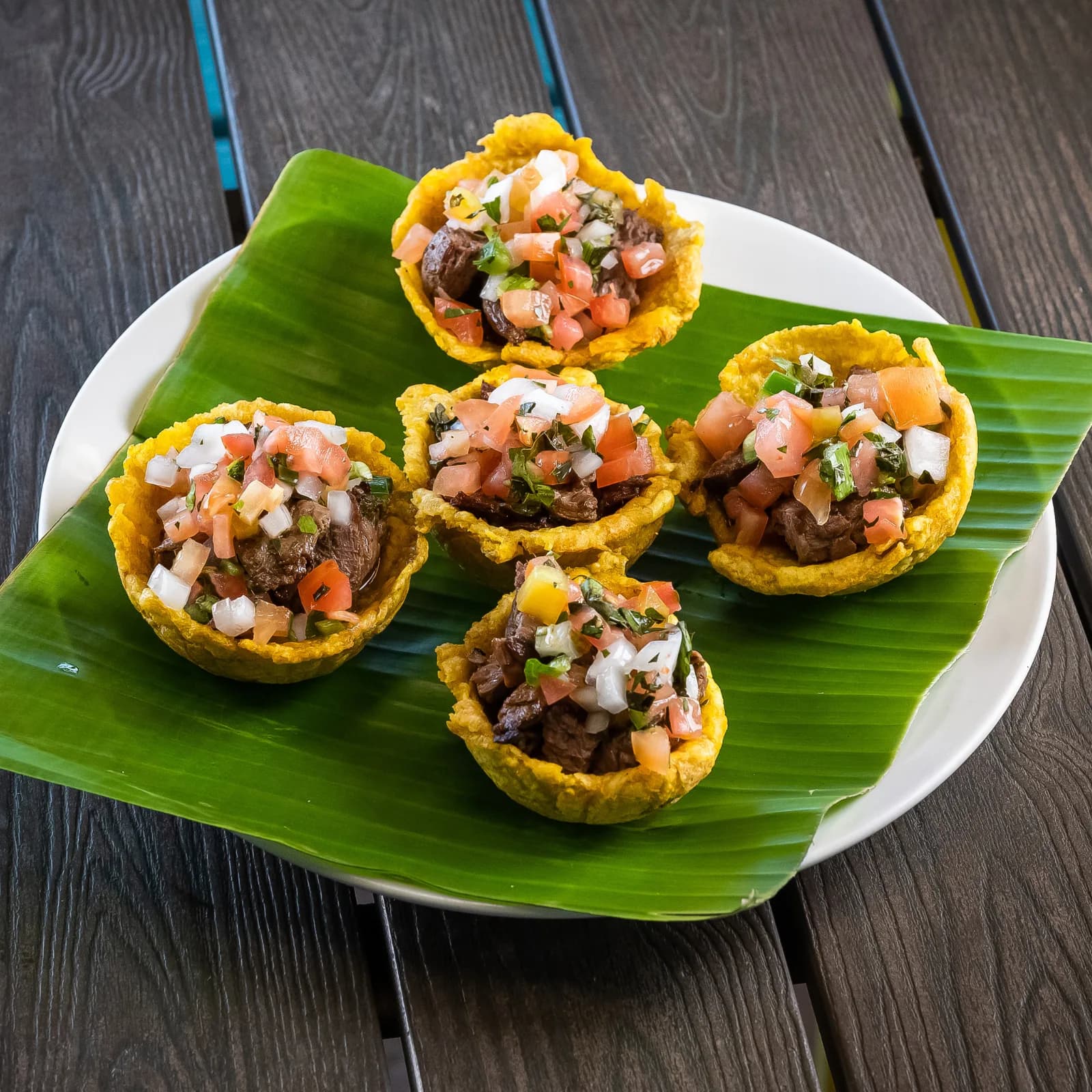 Canasta de tostones