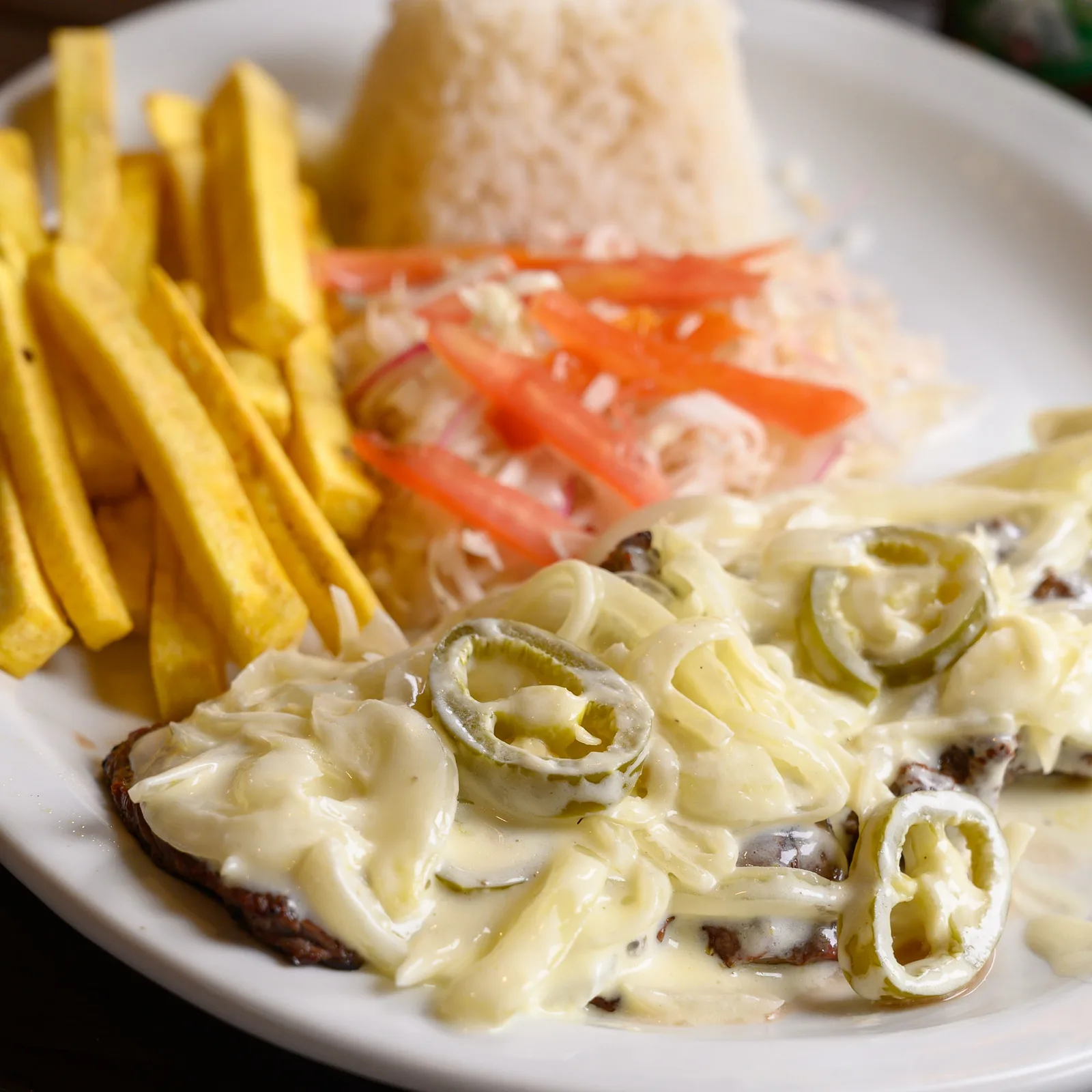 Puntas de Res en Salsa Jalapeña