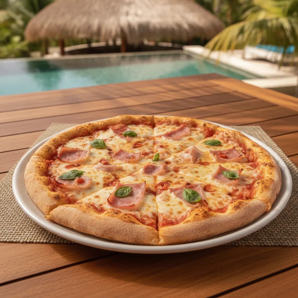 Pizza Jamón y Queso