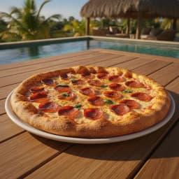 Pizza con Peperoni