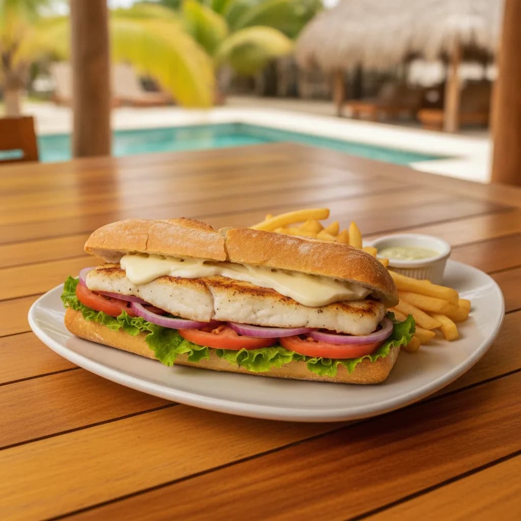 Sándwich de Pescado a la Plancha