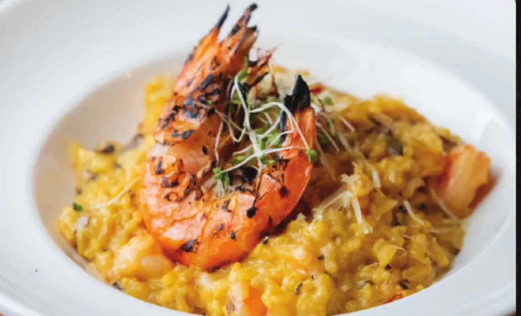 Risotto de camarón