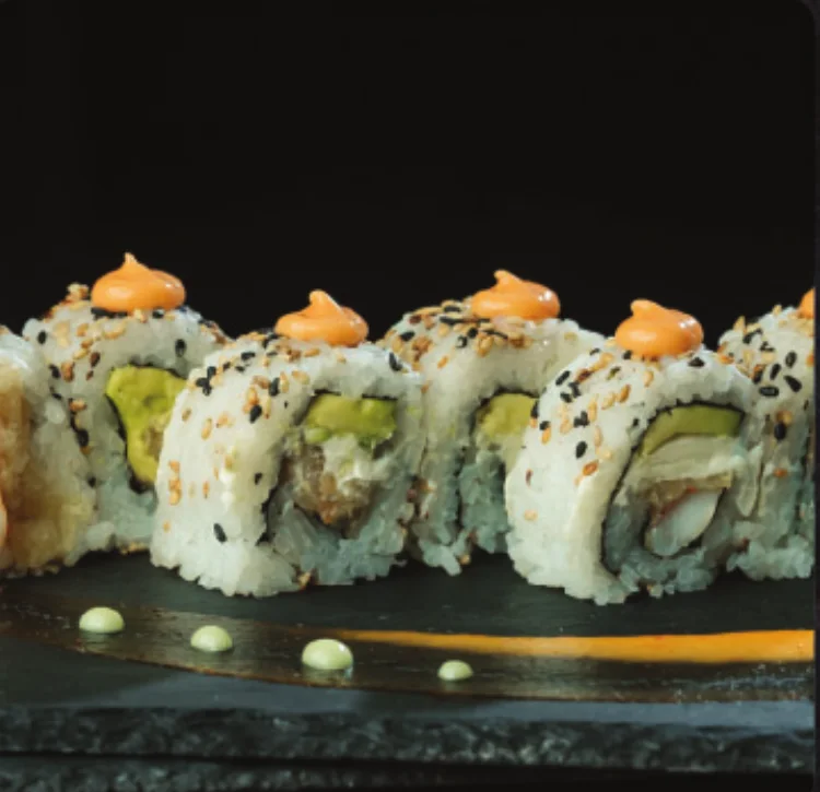 Rollo de camarón tempura