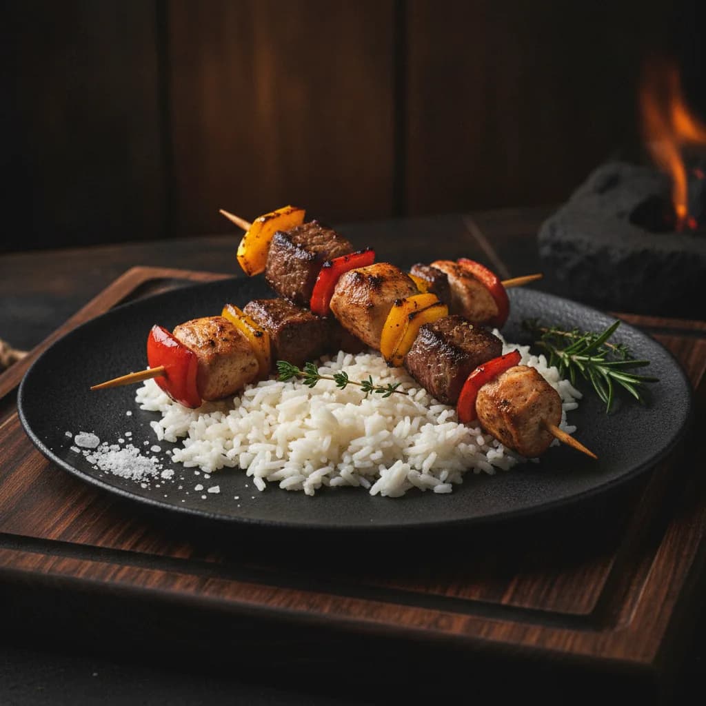 Brochetas mixtas