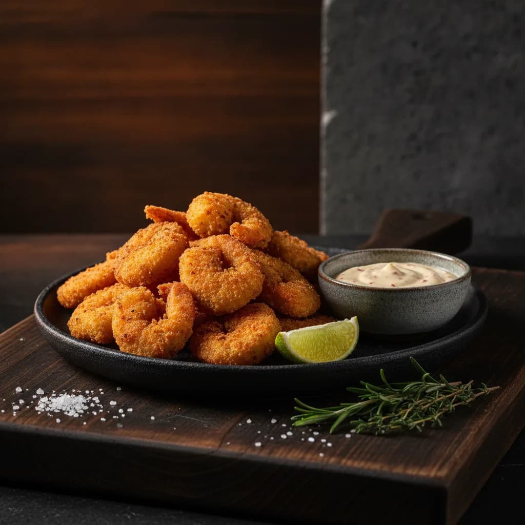 Camarones empanizados