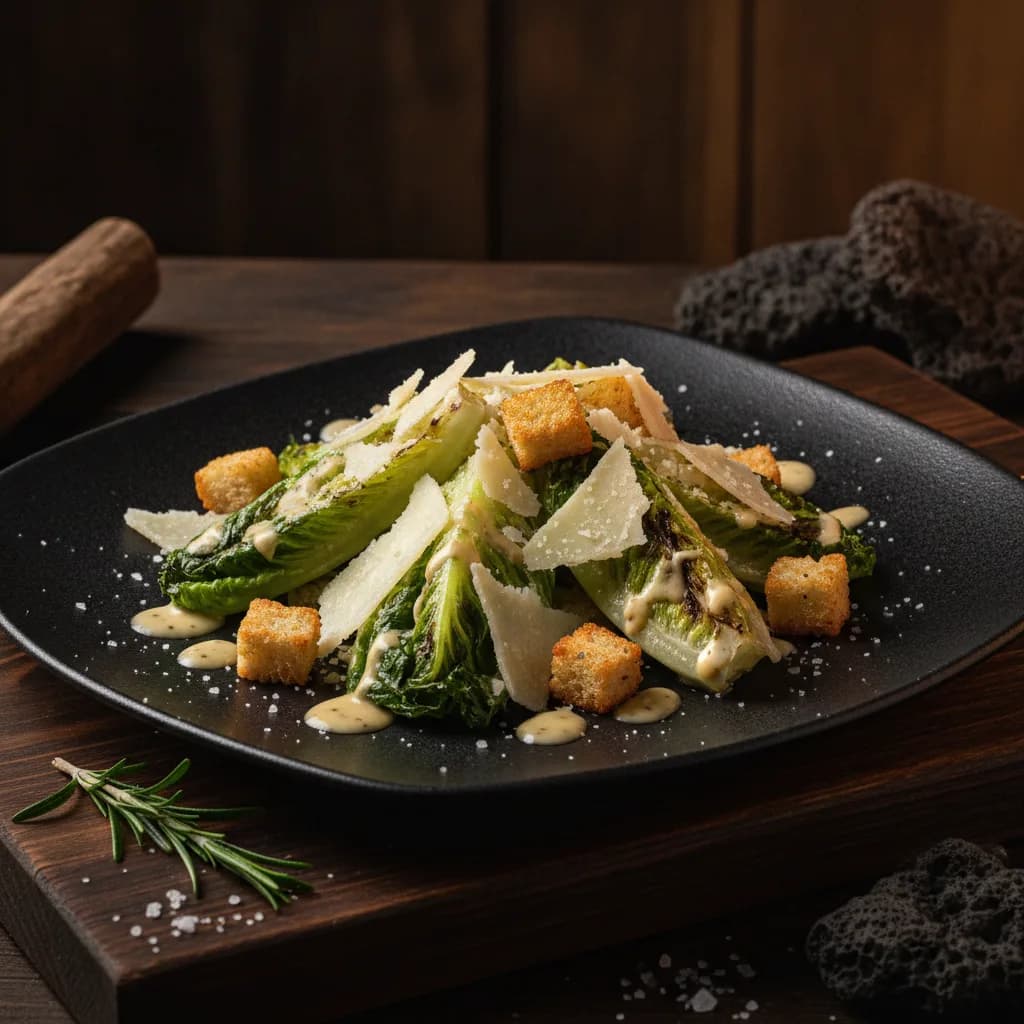 Ensalada césar de la casa