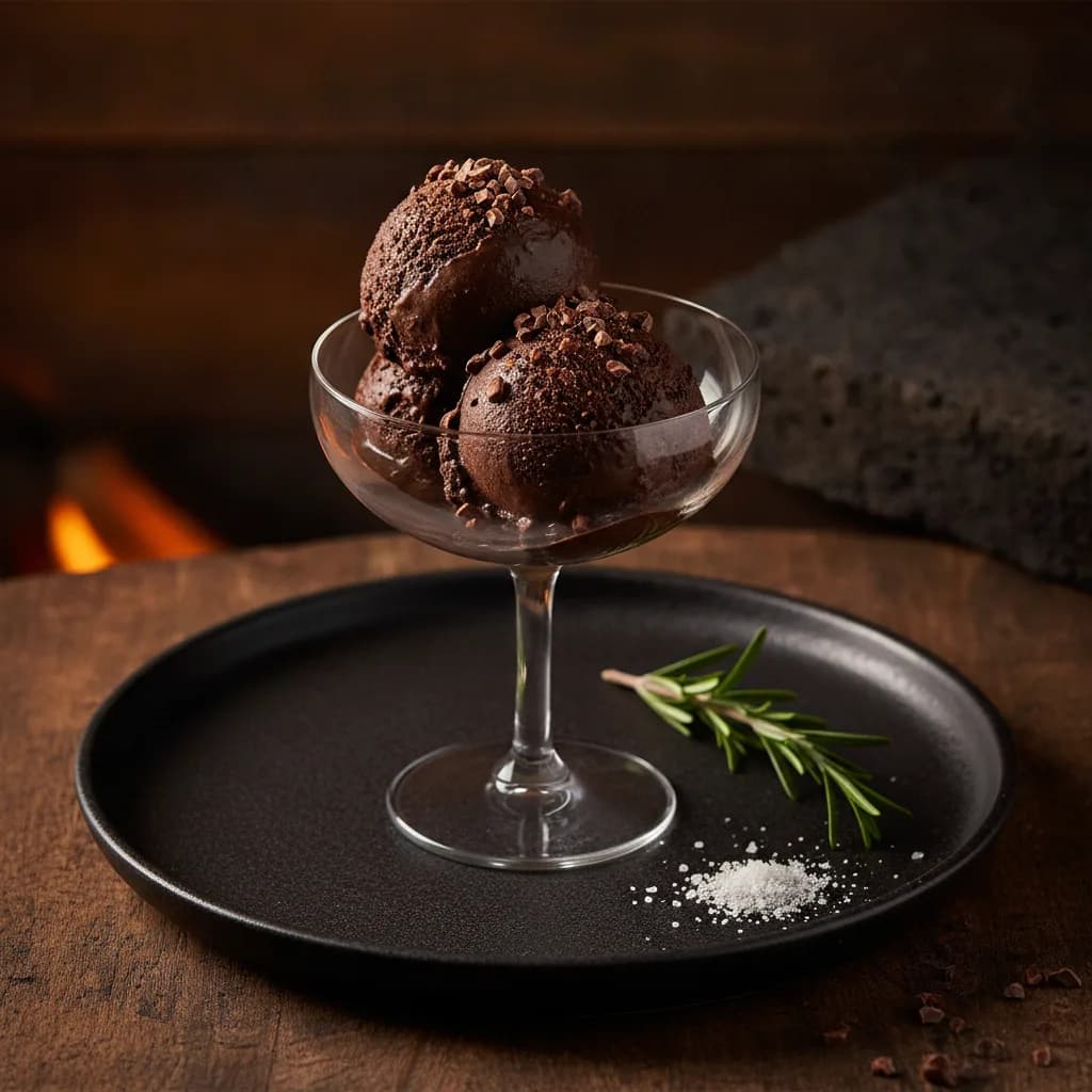 Helado de cacao nica