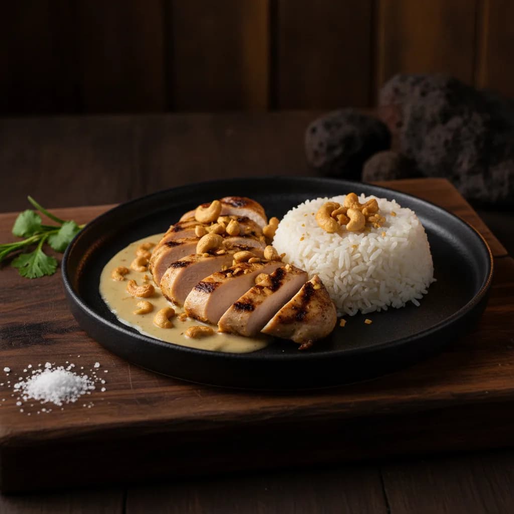 Pollo en salsa de marañón