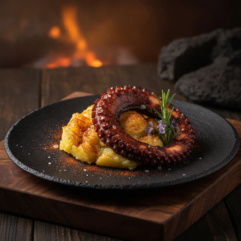 Pulpo a la brasa
