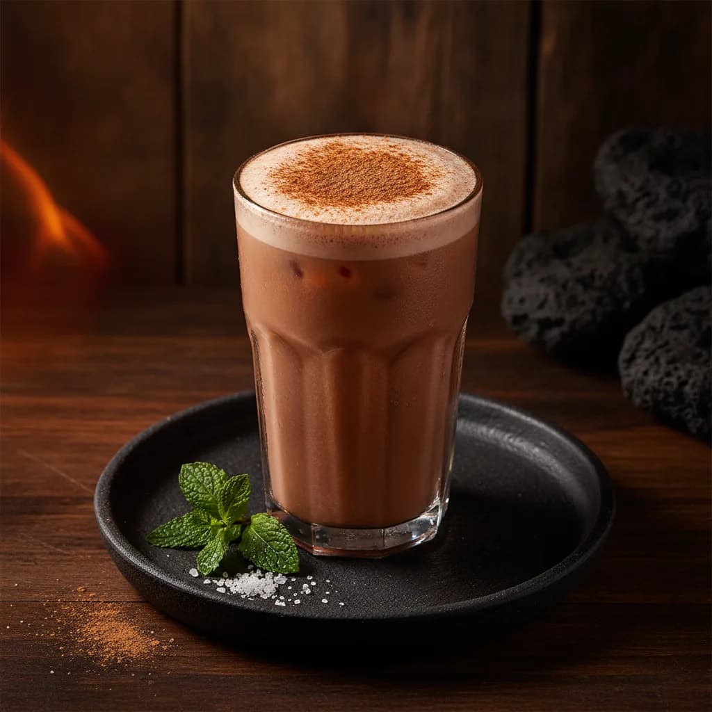 Refresco de cacao frío