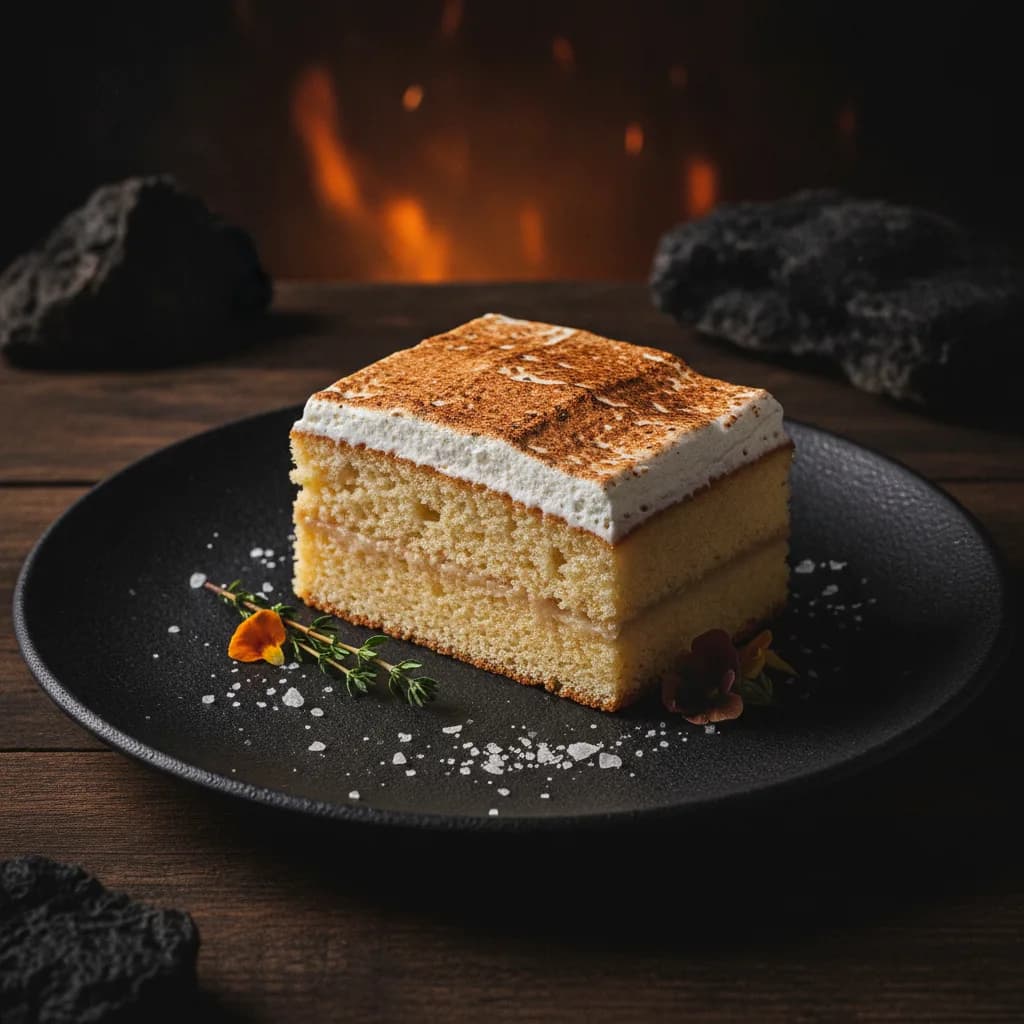 Tres leches quemado