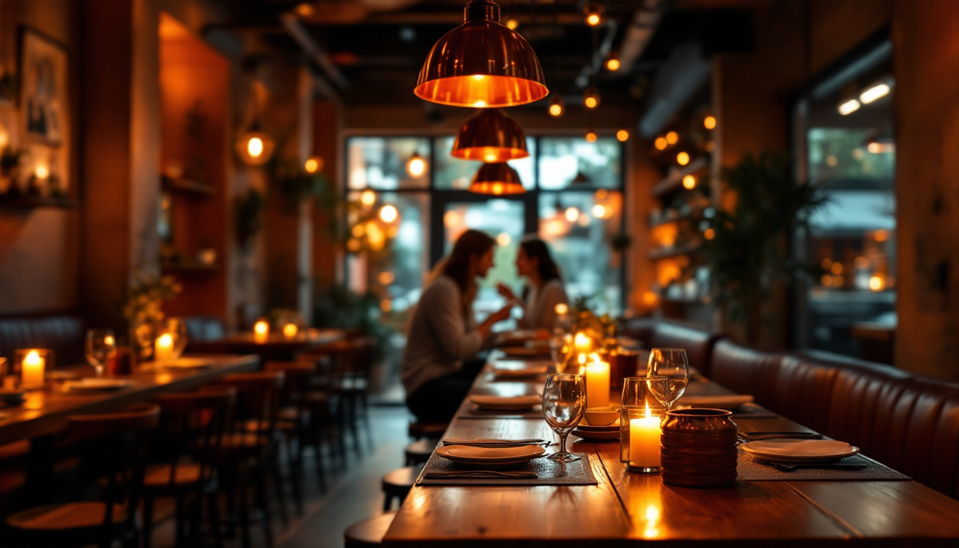 Editorial restaurant scene